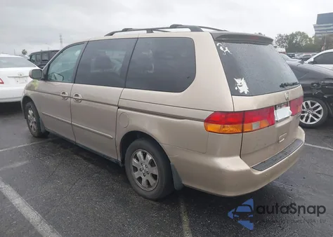 2002 Honda Odyssey Ex z USA, uszkodzony, nr VIN 5FNRL18692B016540